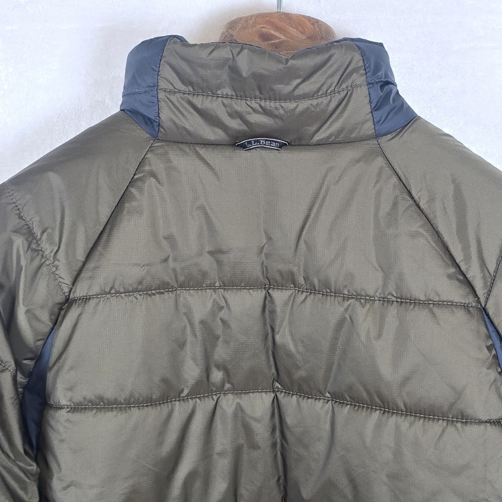 ​L.L. Bean Men's PrimaLoft Packaway Jacket Olive Green Puffer Gorpcore Sz.​S - Picture 5 of 15